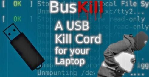 BusKill Cable запускает процедуру самоуничтожения на украденных ноутбуках