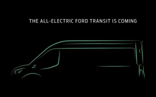 Ford предложит полностью электрический транзит