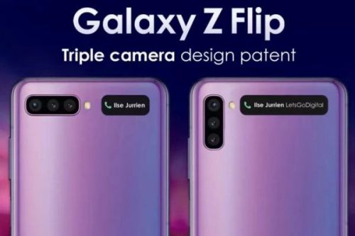 Galaxy Z Flip 2 на снимках с вертикальными камерами