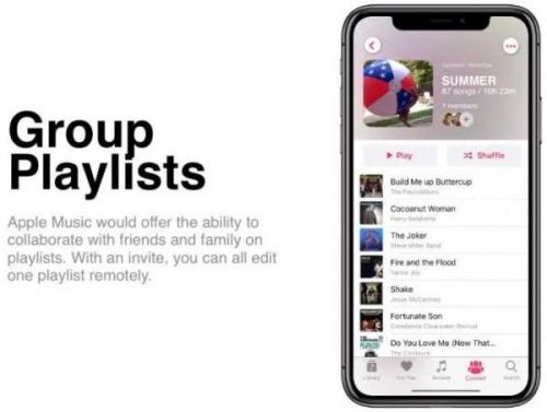 Концепция Apple Music представляет новые социальные функции, включая прослушивание вечеринок и групповые плейлисты