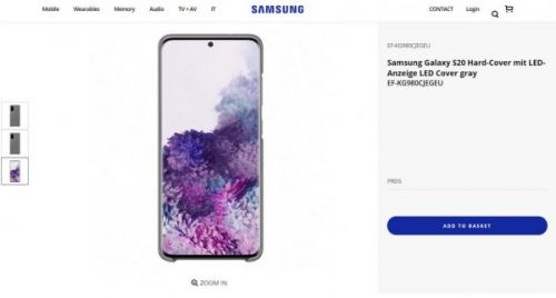 Название и дизайн Samsung Galaxy S20 подтверждены в списке аксессуаров