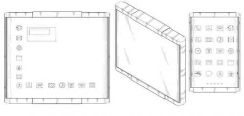 Патент Samsung показывает изображения телефона с выдвижным дисплеем