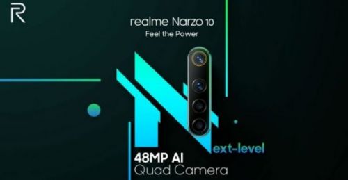 Realme Narzo 10 подтвердил, что поставляется с основной 48-мегапиксельной камерой и поддержкой AI