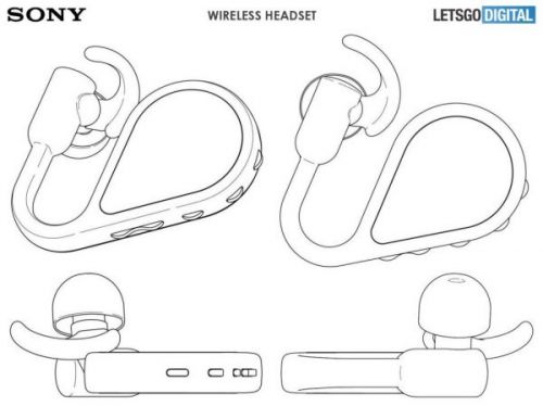 Sony запатентовала беспроводные наушники для спортсменов, которые также работают под шлемом