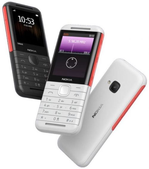 Телефон Nokia 5310 с двумя фронтальными динамиками и длительным временем автономной работы