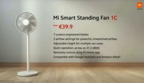 Xiaomi представляет Xiaomi Mi Smart Standing Fan 1C