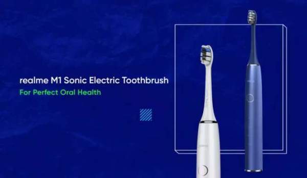 Электрическая зубная щетка Realme M1 Sonic будет запущена вместе с Realme 7 и 7 Pro