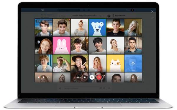 ВКонтакте запустила групповые видеозвонки: до 128 участников, AR-фоны